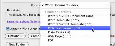 word for mac format text advanced